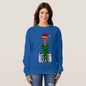 Sweatshirt barack obama santa claus (Devant entier)