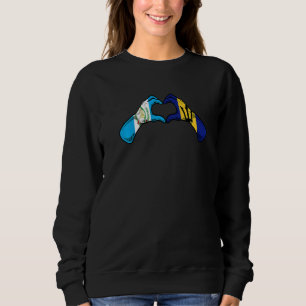 Sweatshirt Barbade Drapeau Guatemala Barbadien Guatémaltèque
