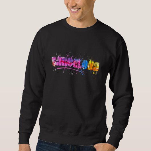 Sweatshirt Barcelona Cityscape Souvenir Barcelone Skyline (Devant)