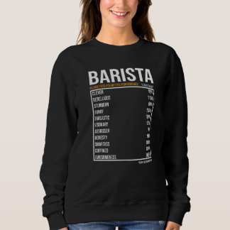 Sweatshirt Barista Job Daily Value  Barista
