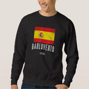 Sweatshirt Barlovento Espagne Es Drapeau Ville Bandera Ropa