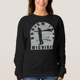 Sweatshirt Barlow lake Ice Fishing Michigan
