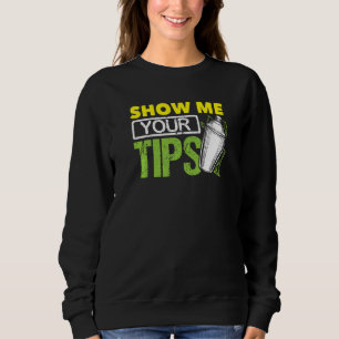 Sweatshirt Barman de mixologie de service de bar drôle Montre