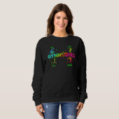 Sweatshirt Bars de gymnastique pour femmes Coffre-fort pour p (Devant entier)