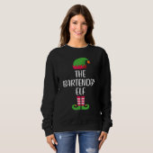 Sweatshirt Bartender Elf Family Matching Group Christmas Paja (Devant entier)