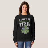 Sweatshirt Bartender Mixologist I Love It When You Put The Ti (Devant entier)