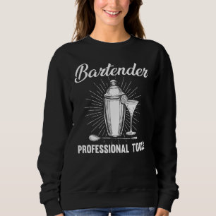 Sweatshirt Bartender Professional Tools Shaker Cocktail Alcoh