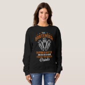 Sweatshirt Bartenders Bartending I'm A Bartender Not A Dog (Devant entier)