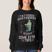 Sweatshirt Bartending Shaker Mixing Cocktail Bartender (Devant)