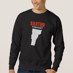 Sweatshirt Barton Vermont États-Unis État Amérique Voyage Ver