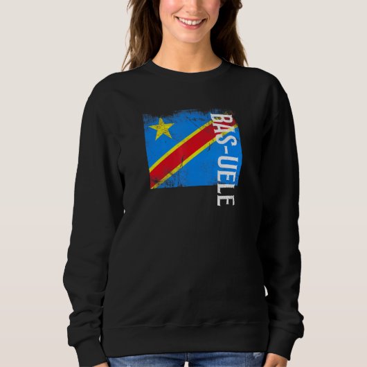 Sweatshirt Bas Uele Congo Hommes Femmes Et Enfants Congolais (Devant)