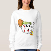 Sweatshirt Base-ball avec Baseball Glove & Cap (Devant)