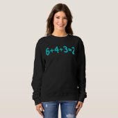 Sweatshirt Baseball 6432 Double Play  Math (Devant entier)