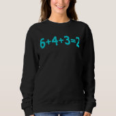 Sweatshirt Baseball 6432 Double Play  Math (Devant)