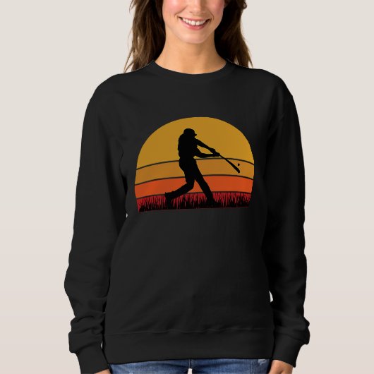 Sweatshirt Baseball Beisbol Batter HR Home Run Hit Ball Bat C (Devant)
