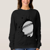 Sweatshirt Baseball breakthrough for baseball players (Devant)