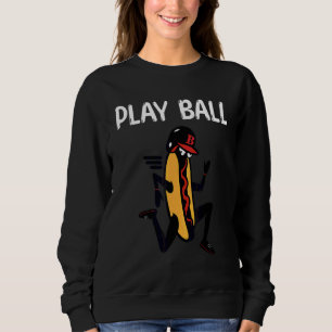 Sweatshirt Baseball Chaudron Courir Jouer Balle Coureur De Ba