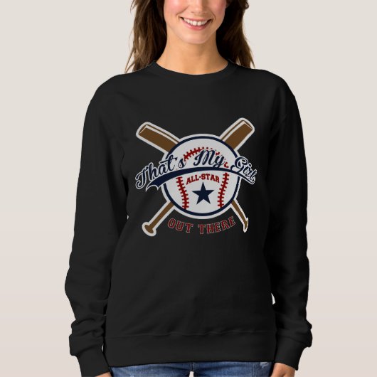 Sweatshirt Baseball for mum and dad (Devant)