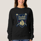 Sweatshirt Baseball Grandkid Matching Family Baseball Player (Devant)