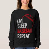 Sweatshirt Baseball Mange Sleep Baseball Répéter Le Ventilate (Devant)