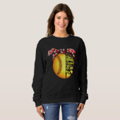 Sweatshirt Baseball Mom Ballers Funny Softball Womens (Devant entier)
