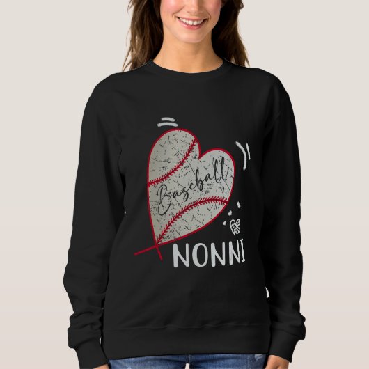 Sweatshirt Baseball Nonni Family Matching Players Team Nonni (Devant)