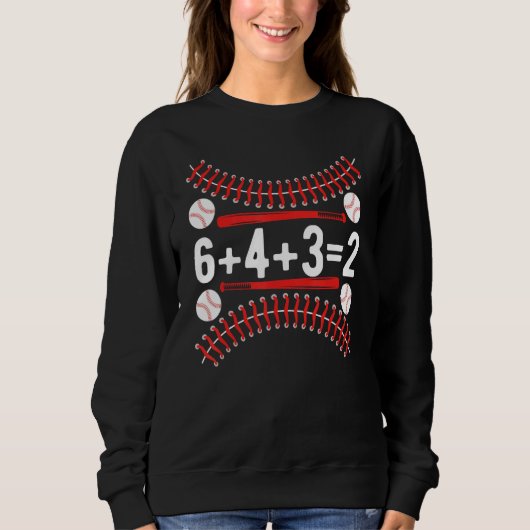 Sweatshirt Baseball Player 6+4+32 Double Play 643 Baseball Sp (Devant)
