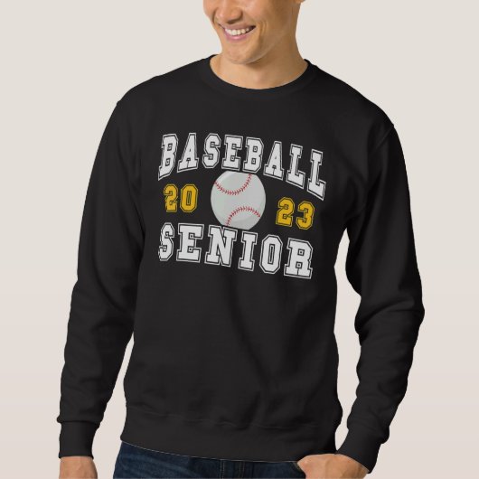 Sweatshirt Baseball Senior Night Baseball Senior 2023 Graduat (Devant)