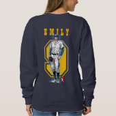 Sweatshirt Baseball Stars & Stripes (mode D.) | Femmes (Dos)