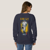 Sweatshirt Baseball Stars & Stripes (mode D.) | Femmes (Dos entier)