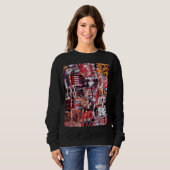 Sweatshirt Basique – Pouls Fragmenté (Devant entier)