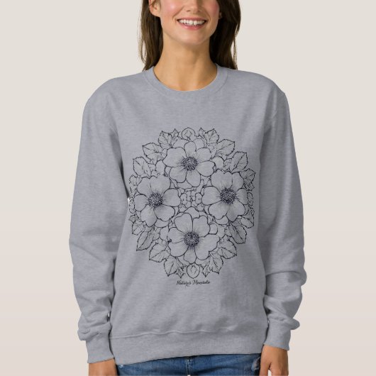 Sweatshirt basique pour femmes (Devant)