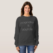 Sweatshirt basique pour femmes Imagination (Devant entier)