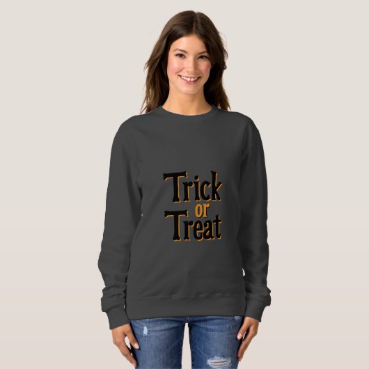 Sweatshirt basique pour femmes (Noir) (Devant entier)