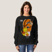 Sweatshirt Basket-ball 6e fête d'anniversaire Lion Monkey Zoo (Devant entier)