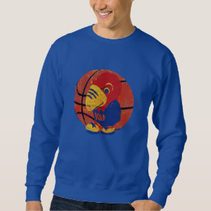 Sweatshirt Basket-ball ancien de Jayhawk