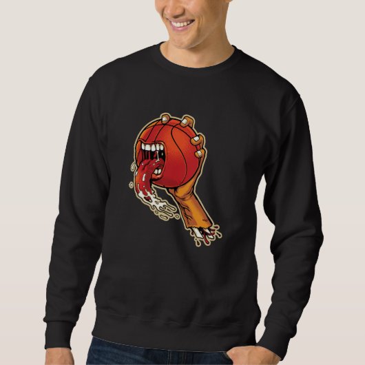 Sweatshirt Basket-ball Épouvantable (Devant)