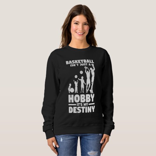 Sweatshirt Basket-ball Évolution (Devant entier)