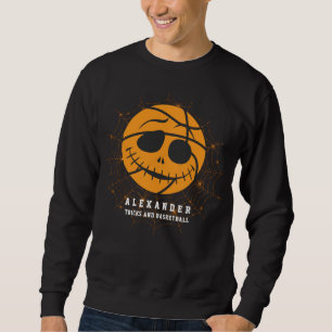 Sweatshirt Basket d'Halloween Ball Trick ou Basketball Annive