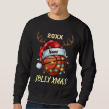 Basketball de renne au chapeau de Père Noël Noël F