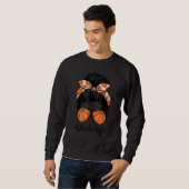 Sweatshirt Basketball Deedee Life Messy Bun Fier Femmes Baske (Devant entier)