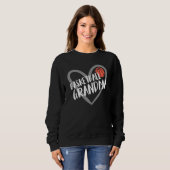 Sweatshirt Basketball Grandma Heart (Devant entier)