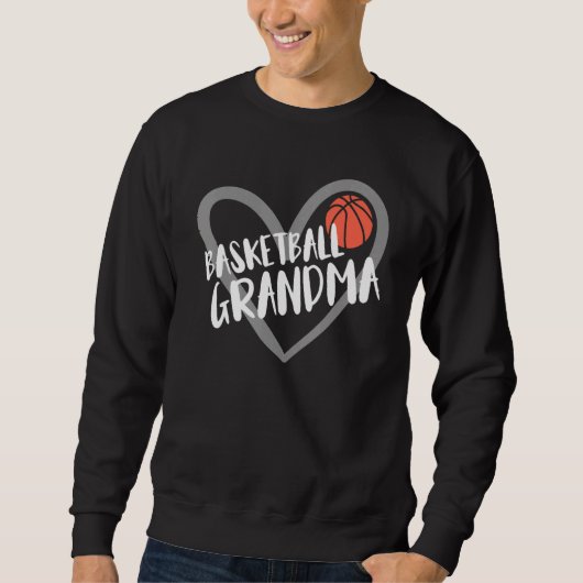 Sweatshirt Basketball Grandma Heart (Devant)