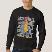 Sweatshirt Basketball Player Dunking Hoops Coach Team (Devant)
