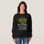 Sweatshirt Basketball Shooting Coach Trainer Jump Shot Shoote (Devant entier)