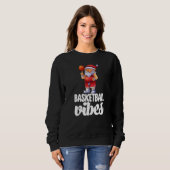 Sweatshirt Basketball Vibes Gnome  Basketball Game Celebratio (Devant entier)