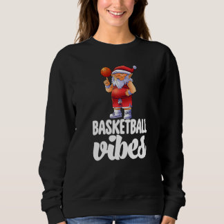 Sweatshirt Basketball Vibes Gnome  Basketball Game Celebratio