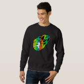 Sweatshirt Basketball with Flames (Devant entier)