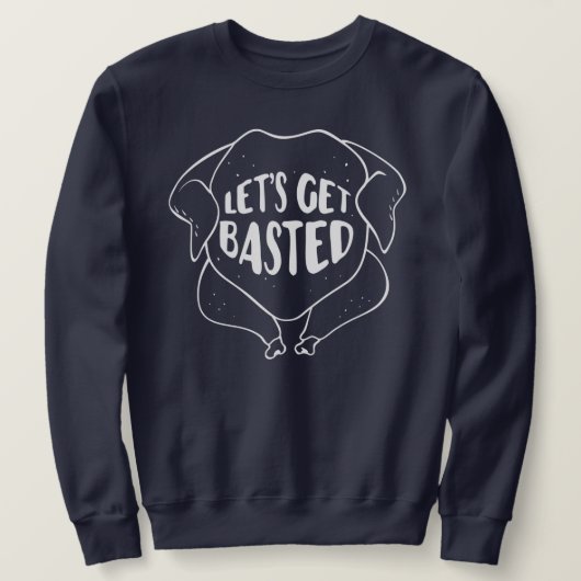 Sweatshirt Basons-nous sur Friendsgiving Shirt (Design devant)