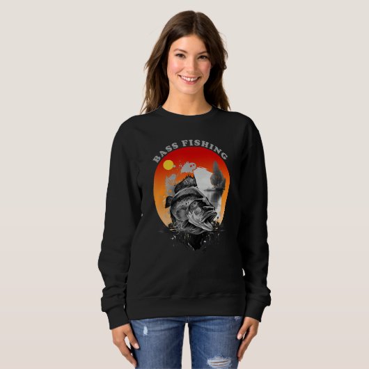 Sweatshirt Bass Fishing (Devant entier)
